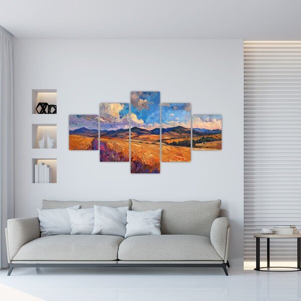 Obraz - Olejomalba krajiny (125x70 cm)