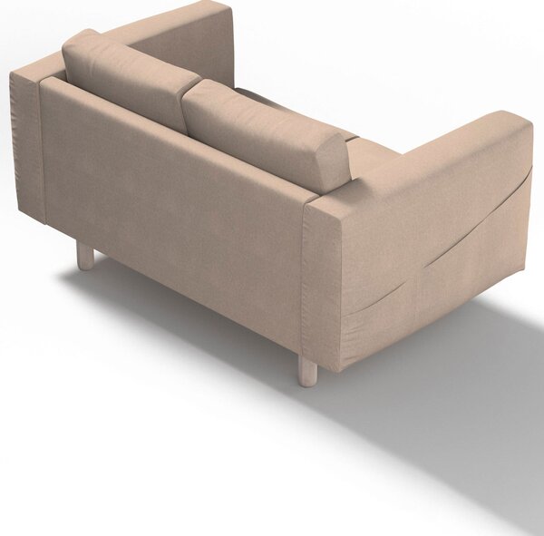 Potah na pohovku IKEA Norsborg 2-místná barva béžová látka pletený vzor