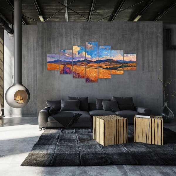Obraz - Olejomalba krajiny (210x100 cm)