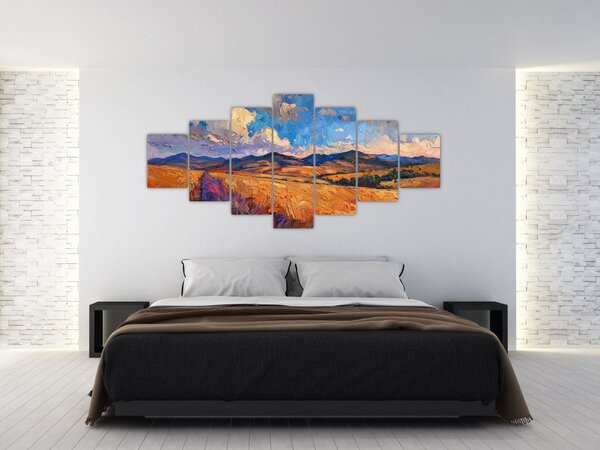 Obraz - Olejomalba krajiny (210x100 cm)