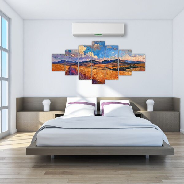 Obraz - Olejomalba krajiny (210x100 cm)