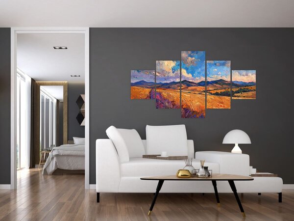 Obraz - Olejomalba krajiny (125x70 cm)