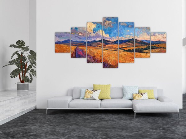 Obraz - Olejomalba krajiny (210x100 cm)