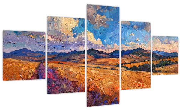 Obraz - Olejomalba krajiny (125x70 cm)