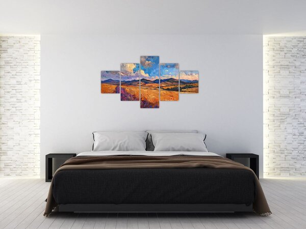 Obraz - Olejomalba krajiny (125x70 cm)