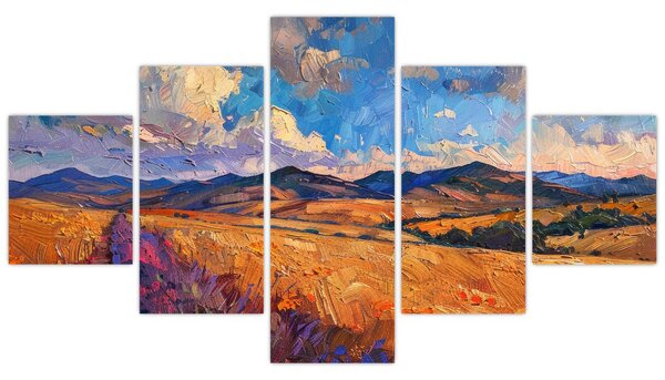 Obraz - Olejomalba krajiny (125x70 cm)