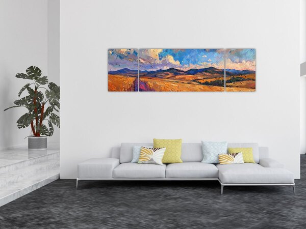 Obraz - Olejomalba krajiny (170x50 cm)