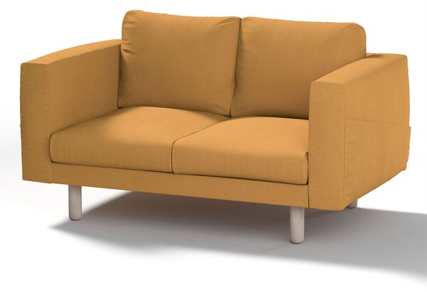 Potah na pohovku IKEA Norsborg 2-místná barva žlutá látka pletený vzor