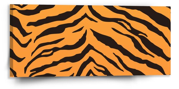 Sablio Obraz Tygří vzor - 110x50 cm
