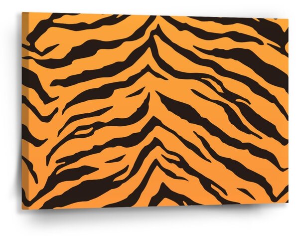 Sablio Obraz Tygří vzor - 90x60 cm