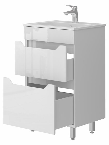 Lavedo Neo White 50 koupelnová skříňka s umyvadlem