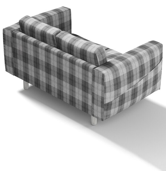 Potah na pohovku IKEA Norsborg 2-místná barva šedá látka pletený vzor, vzorované