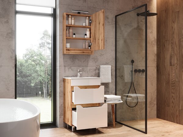 Lavedo Neo Wotan Oak 60 koupelnová skříňka s umyvadlem