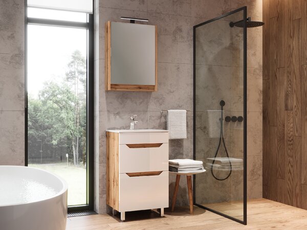Lavedo Neo Wotan Oak 60 koupelnová skříňka s umyvadlem