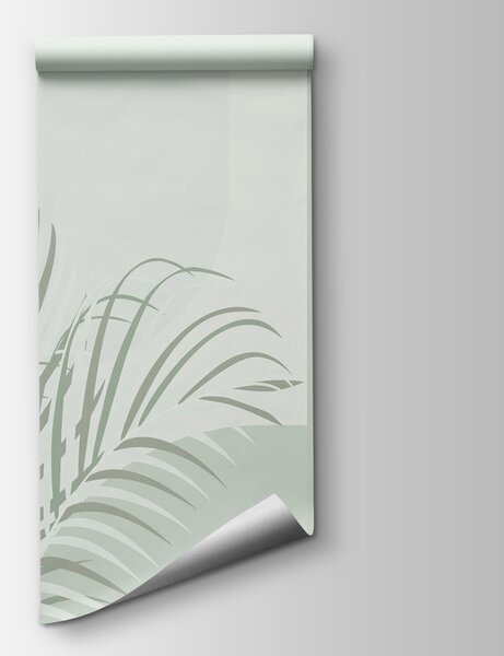 Fototapeta Elegantní palmové listy s jemnými tóny, Fototapety s tropickým motivem, Populární fototapety, w01501v3 - Tapeko.co.cz