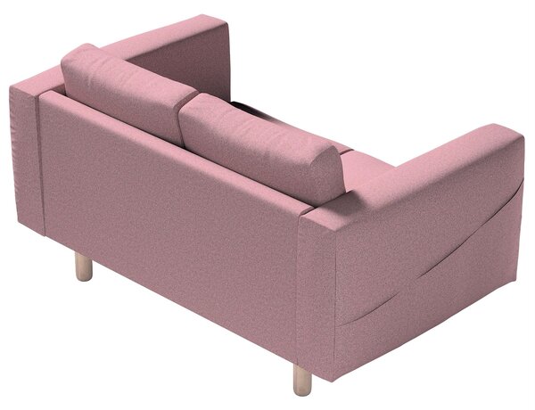 Potah na pohovku IKEA Norsborg 2-místná barva růžová látka pletený vzor
