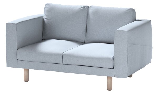 Potah na pohovku IKEA Norsborg 2-místná barva modrá látka pletený vzor