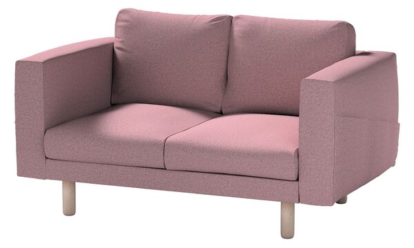 Potah na pohovku IKEA Norsborg 2-místná barva růžová látka pletený vzor
