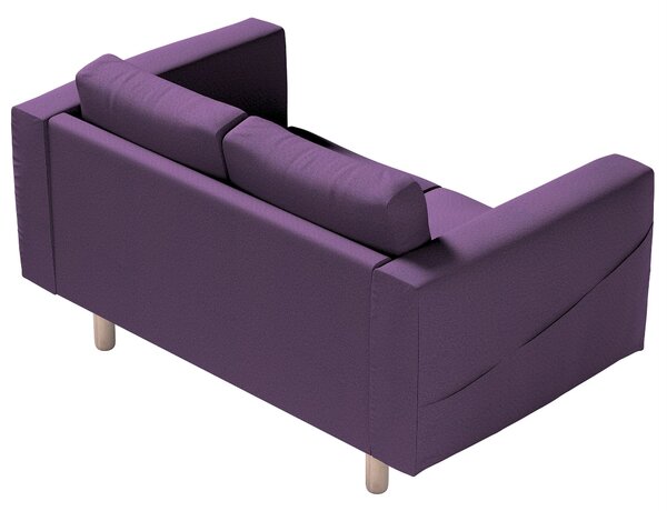 Potah na pohovku IKEA Norsborg 2-místná barva fialová látka pletený vzor