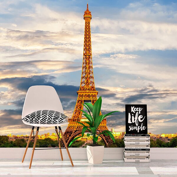Sablio Tapeta Eiffel Tower 3 - 336x220 cm