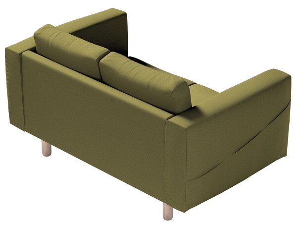 Potah na pohovku IKEA Norsborg 2-místná barva zelená látka pletený vzor