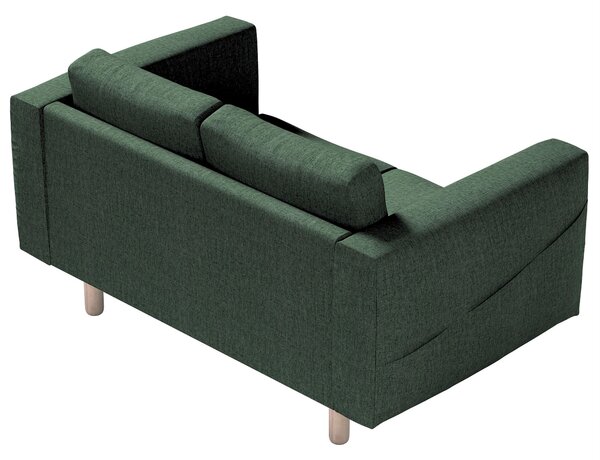 Potah na pohovku IKEA Norsborg 2-místná barva zelená látka pletený vzor