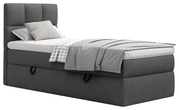 AMERICKÁ POSTEL, 90/200 cm, antracitová MID.YOU, Online Only