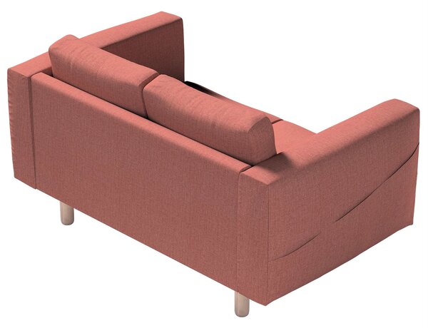 Potah na pohovku IKEA Norsborg 2-místná barva hnědá látka pletený vzor