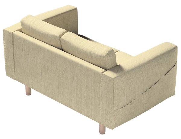 Potah na pohovku IKEA Norsborg 2-místná barva béžová látka pletený vzor