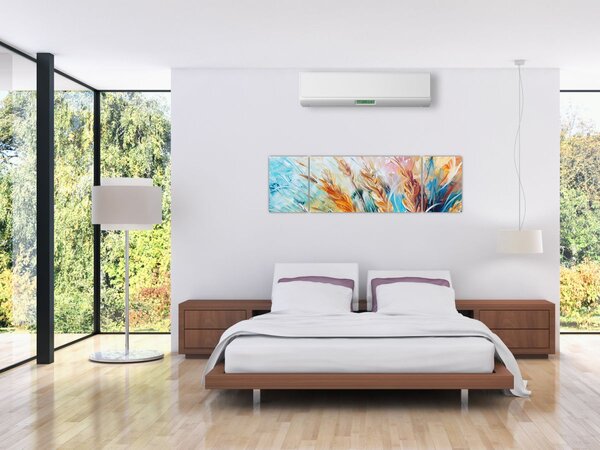 Obraz - Pšenice, abstrakce (170x50 cm)