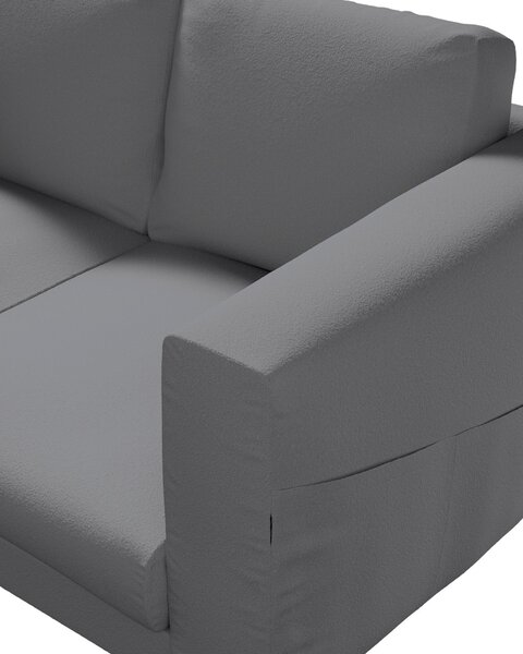 Potah na pohovku IKEA Norsborg 2-místná barva šedá látka pletený vzor