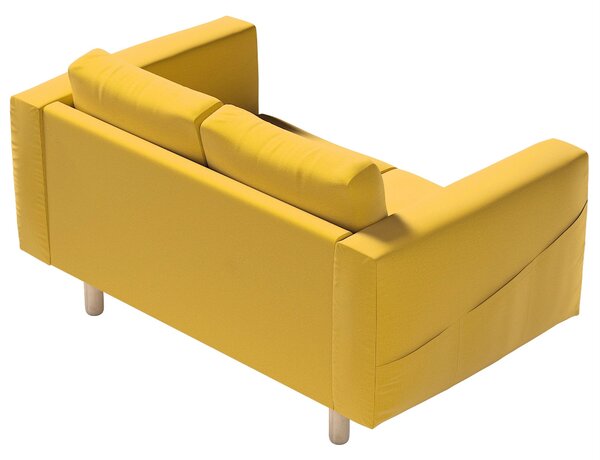 Potah na pohovku IKEA Norsborg 2-místná barva žlutá látka sametová