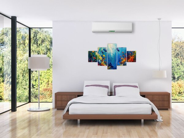 Obraz - Malba podmořského světa (125x70 cm)