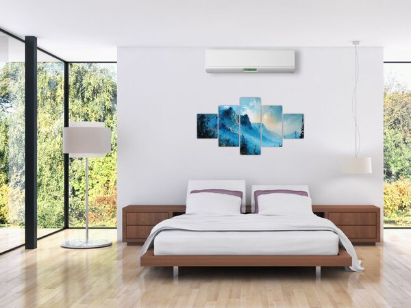 Obraz - Malba hor (125x70 cm)