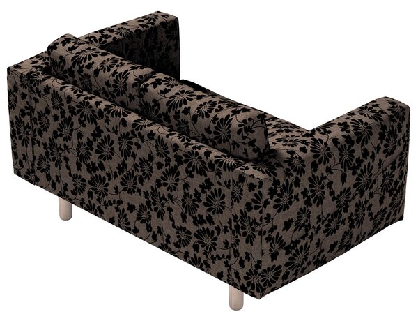 Potah na pohovku IKEA Norsborg 2-místná barva hnědá látka pletený vzor, vzorované