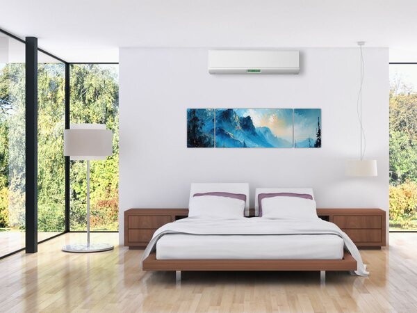 Obraz - Malba hor (170x50 cm)