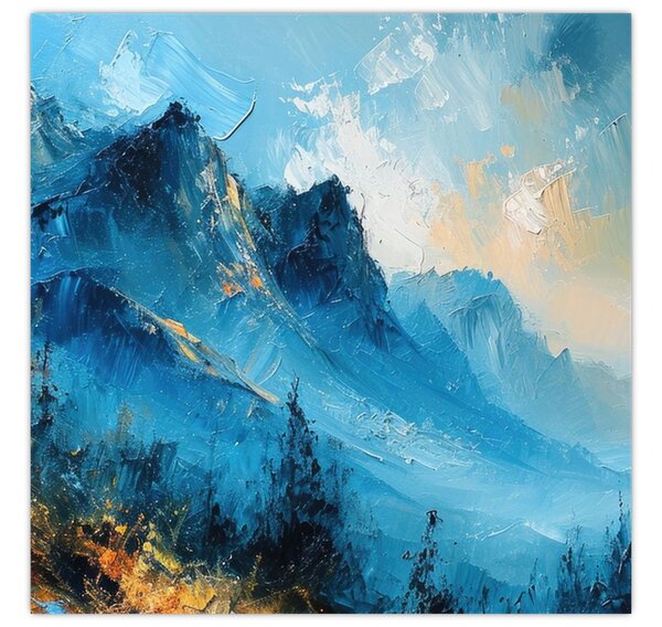 Obraz - Malba hor (30x30 cm)