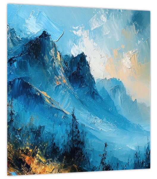 Obraz - Malba hor (30x30 cm)