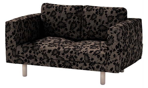 Potah na pohovku IKEA Norsborg 2-místná barva hnědá látka pletený vzor, vzorované