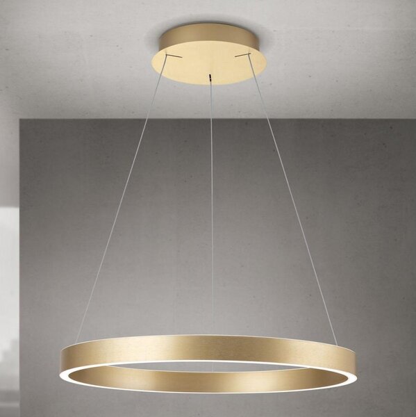 Orion- LED Stm. lustr na lanku KOLK LED/60W/230V 2700/3000/4000K pr. 60 cm zlatá
