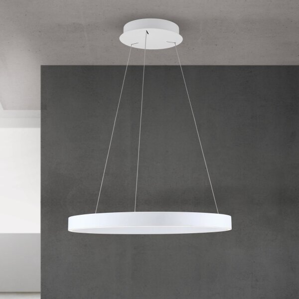 Orion - LED Stm. lustr na lanku KOLK LED/60W/230V 2700/3000/4000K pr. 60 cm bílá