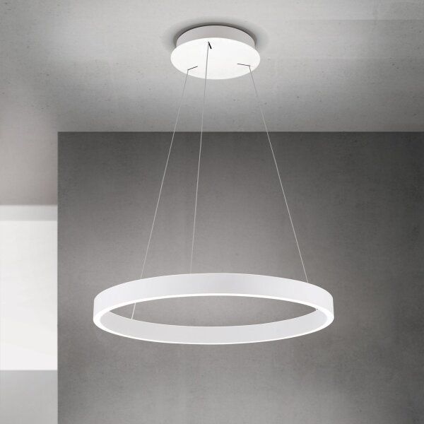 Orion - LED Stm. lustr na lanku KOLK LED/60W/230V 2700/3000/4000K pr. 60 cm bílá