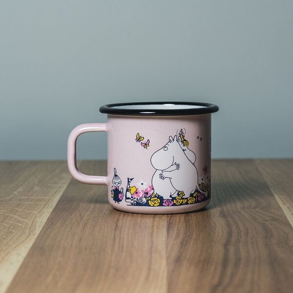 Muurla Hrnek Moomin Hug 0,37l, růžový