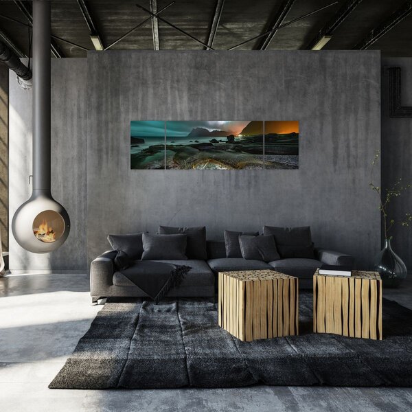 Obraz - Noční scéna (170x50 cm)