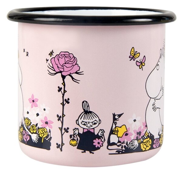 Muurla Hrnek Moomin Hug 0,37l, růžový