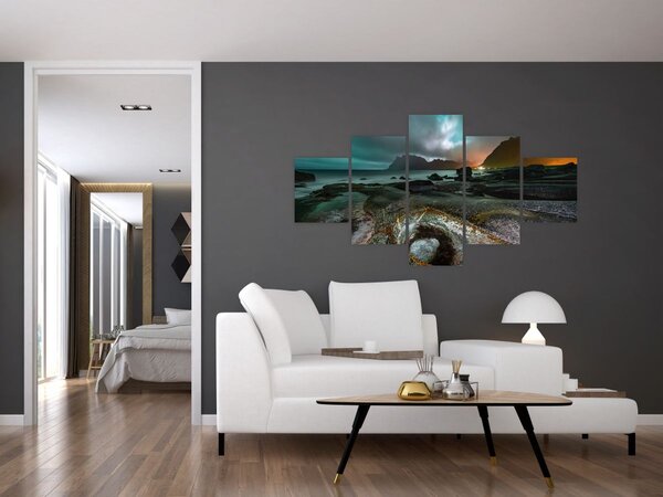 Obraz - Noční scéna (125x70 cm)