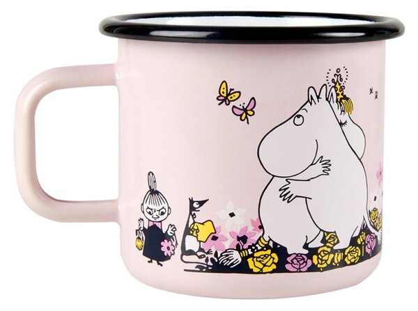 Muurla Hrnek Moomin Hug 0,37l, růžový