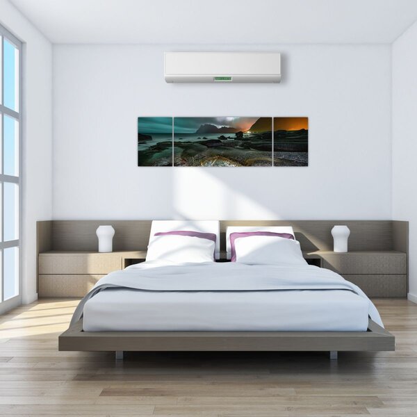 Obraz - Noční scéna (170x50 cm)