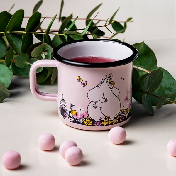 Muurla Hrnek Moomin Hug 0,37l, růžový