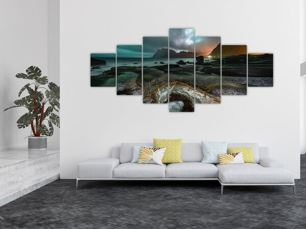 Obraz - Noční scéna (210x100 cm)